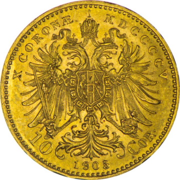 Austria 10 Crowns Gold