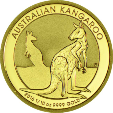 Kangaroo / Nugget 1/10 Ounce Gold