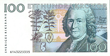 100 Kronor 1995 (Linné)