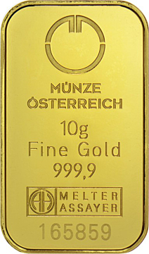 Austrian Mint Gold Bar 10 g