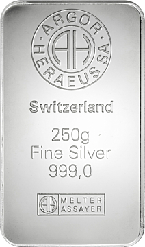 Argor-Heraeus Silver Bar 250 g