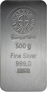 Argor-Heraeus Silver Bar 500 g