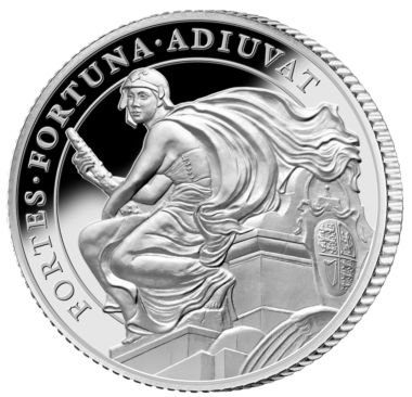 Queens Virtues: Courage Silver Proof coin